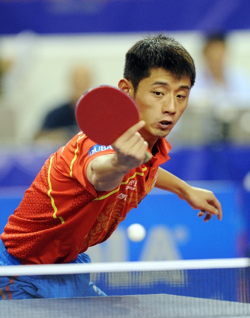 中国队横扫法国队，张继科统治全场